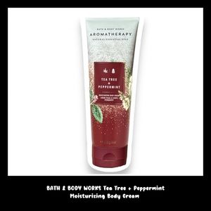 BATH & BODY WORKS Tea Tree + Peppermint 8.0 Ounces Moisturizing Body Cream
